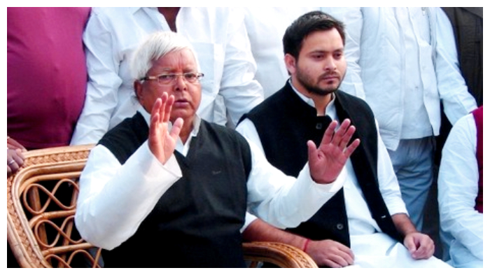 lalu and Tejashwi Yadav